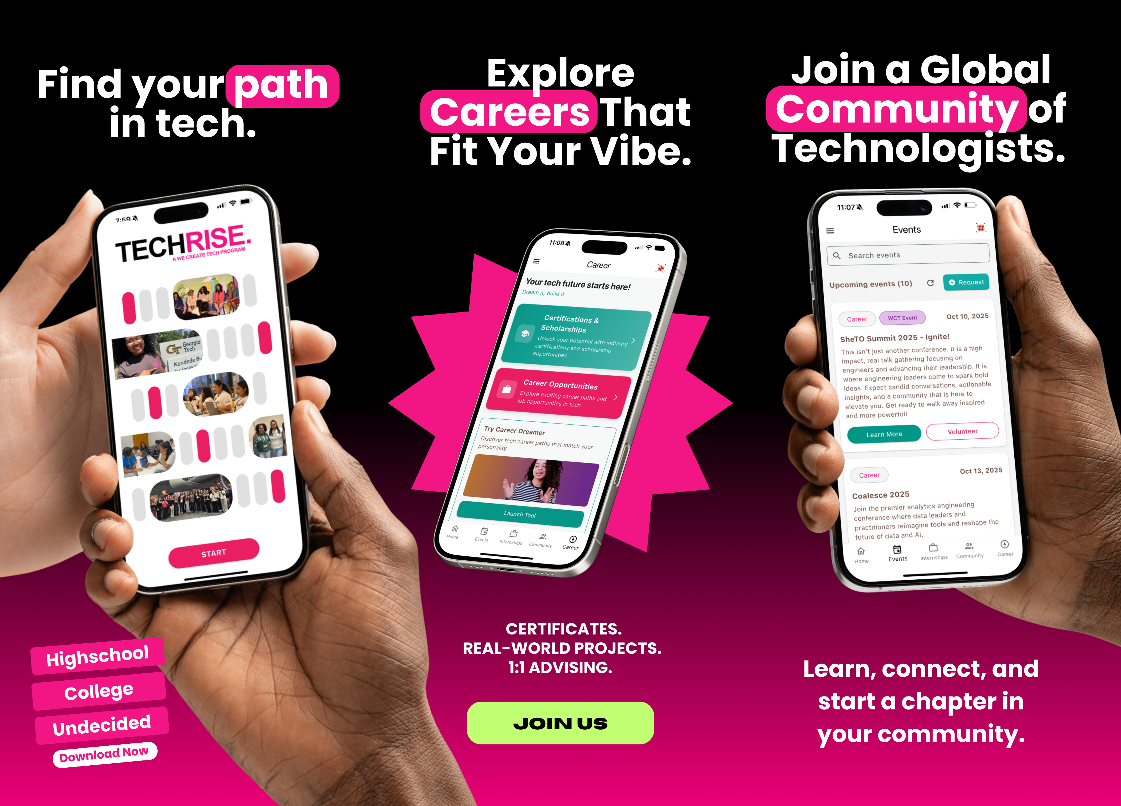 TechRise App Screenshot